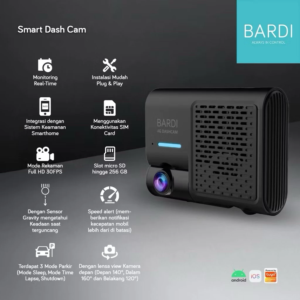 BARDI Dashcam Front Camera - Image 4